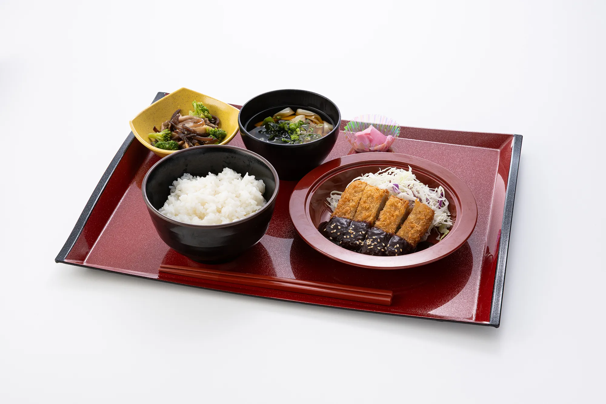 Vegan Miso Katsu Set Meal