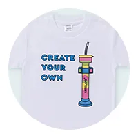 	半袖Tシャツ 色変わり スラッシュボトル	