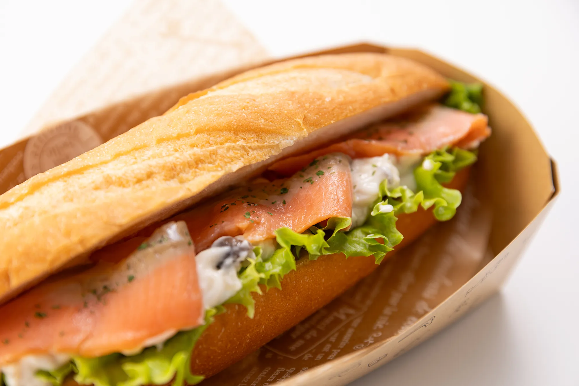 Smoked Salmon & Cream Sandwich