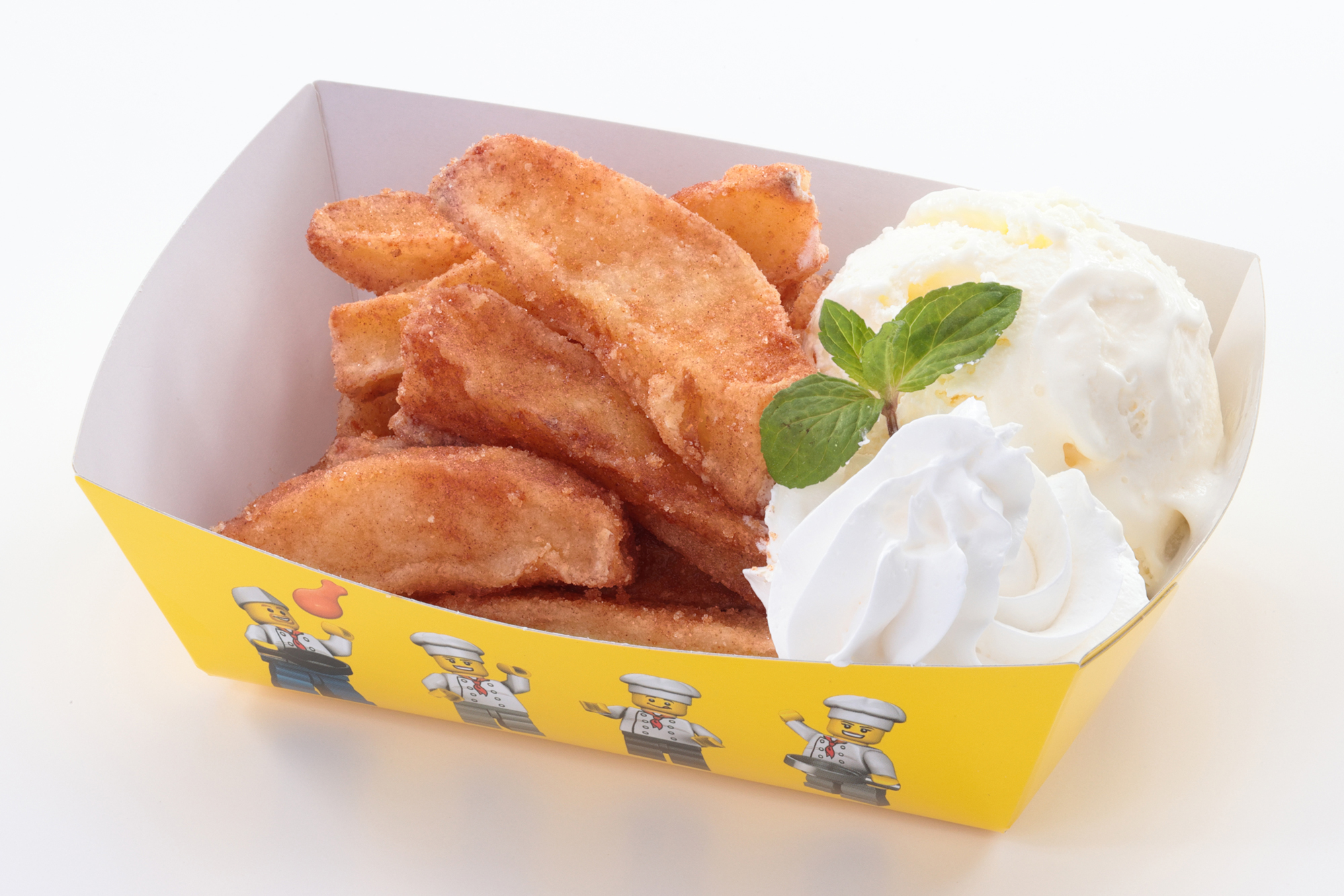 Paf Apple Fries With Ice Cream