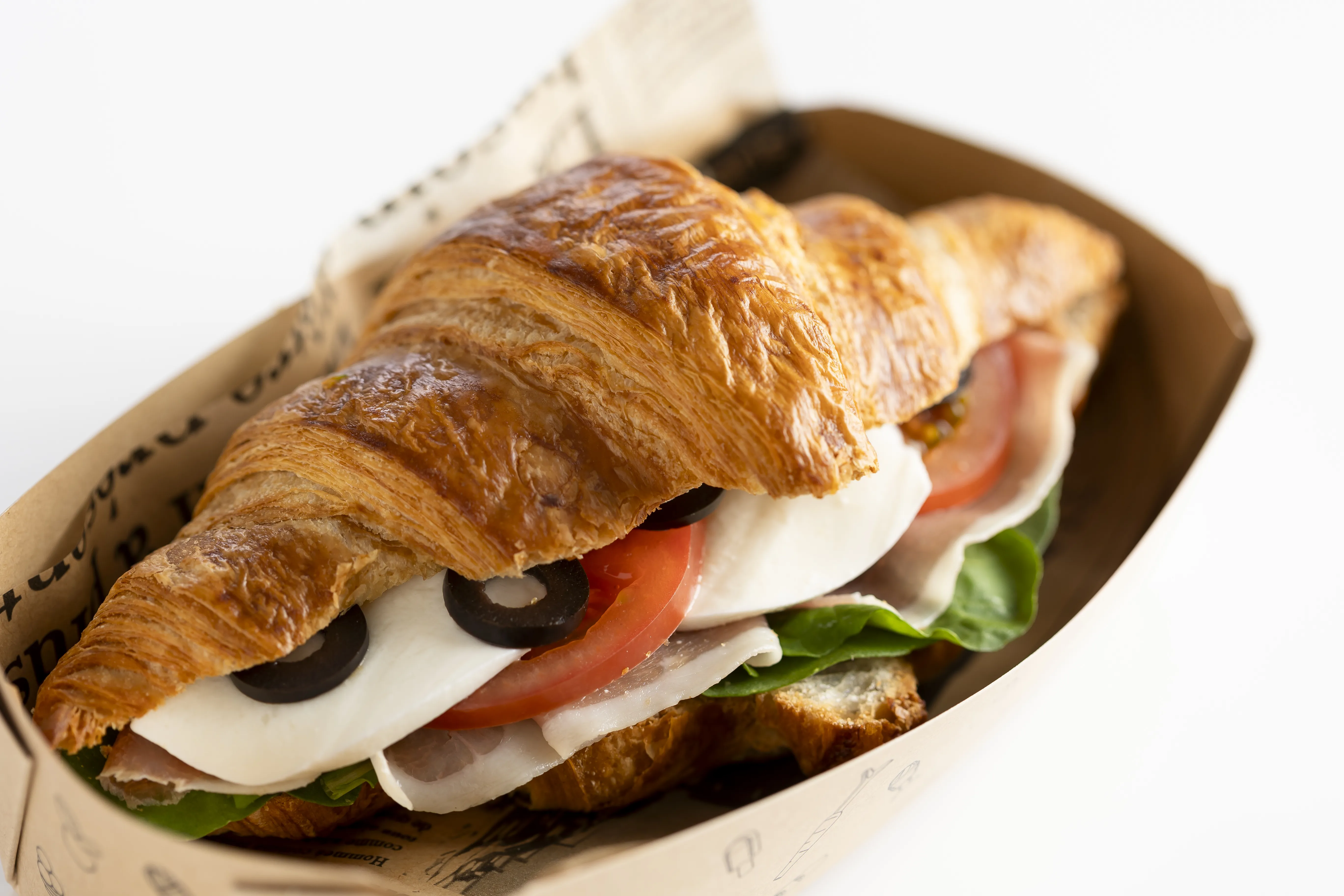 Fsc Prosciutto And Mozzarella Croissant Sandwich
