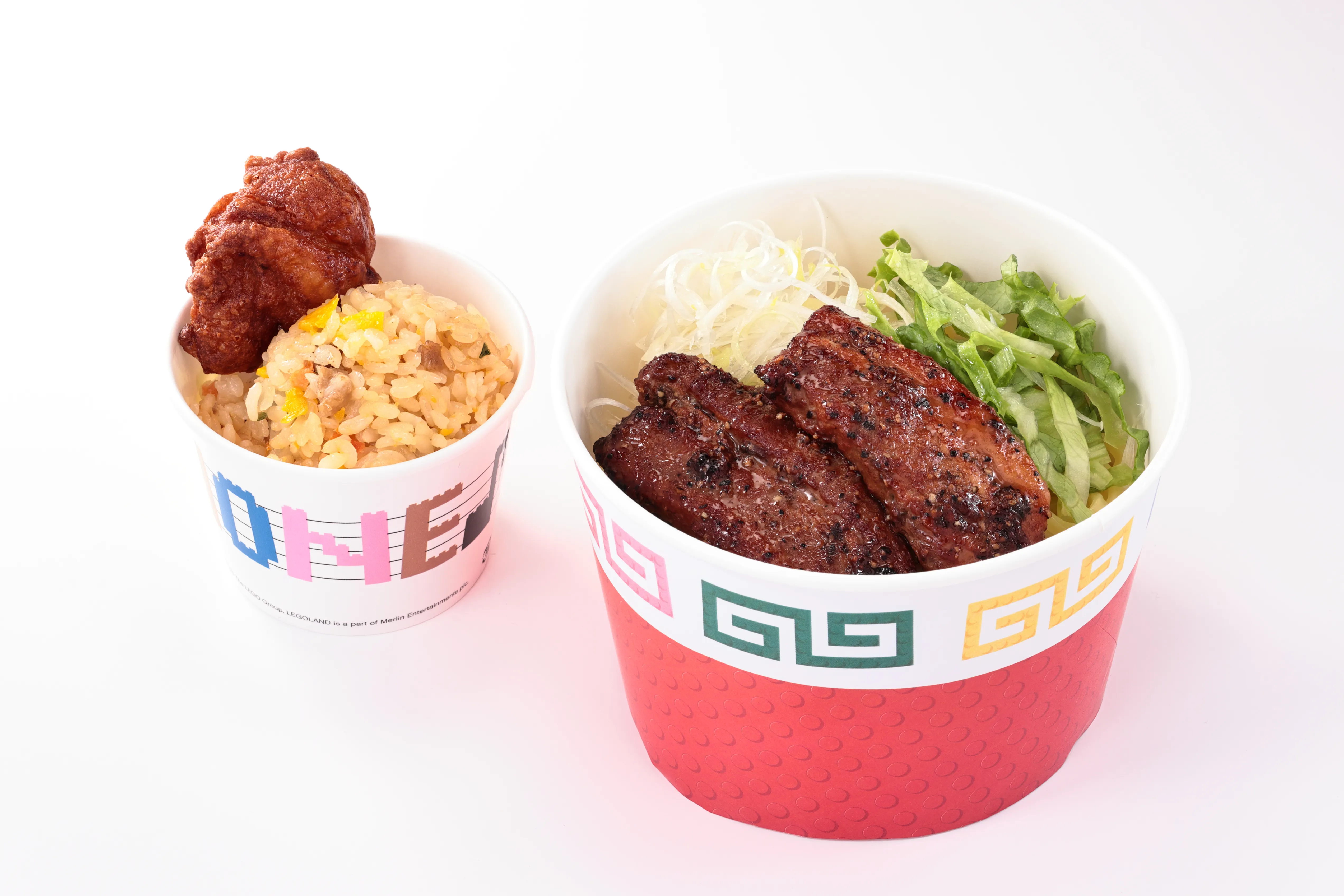 Fsc Spareribs Cold Noodle Set With Fried Chicken And Fried Rice