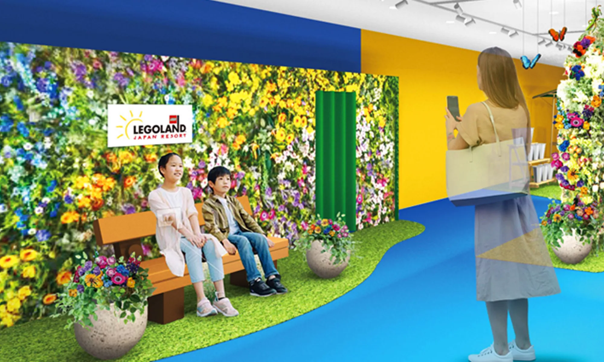 レゴ フラワーガーデンのフォトスポット