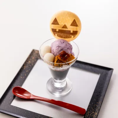 Colorful Japanese Style Halloween Parfait