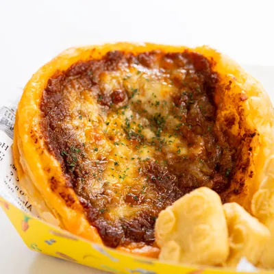 Meat Sauce Danish Pizza