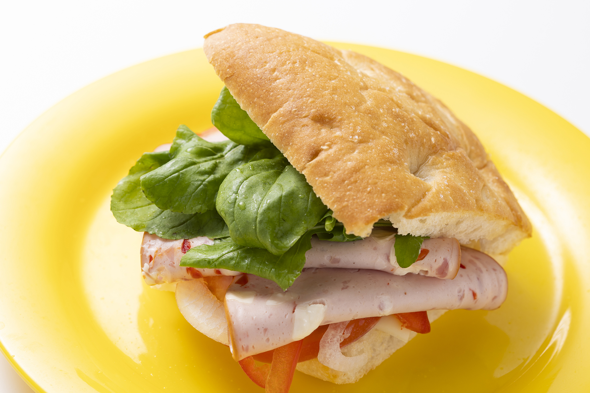 Fsc Mortadella And Truffle Sauce Focaccia Sandwich