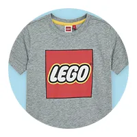 	半袖Tシャツ レゴロゴ グレー	